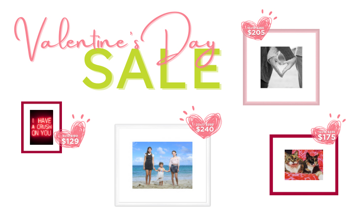 Valentine's Day Frame Sale